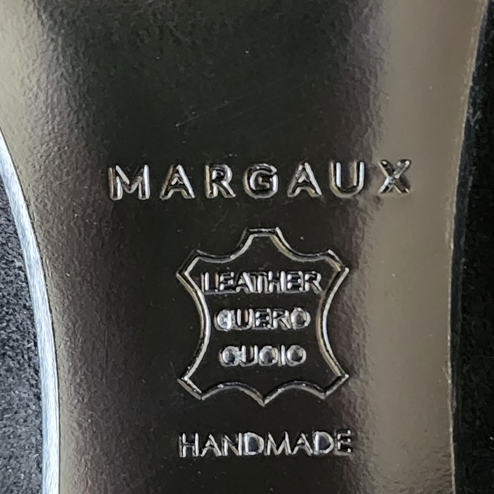Margaux The Heel in Black Suede NWT Size EU 37/ US 7M - Picture 14 of 16